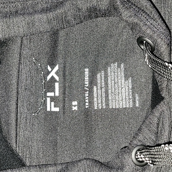 FLX by Kohls Wander Popover Hoodie, XS,Heathered Coal/Black, NWT - Picture 8 of 10
